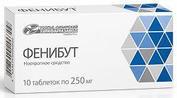 Фенибут 250мг 40 шт. таблетки Фенибут 250мг 40 шт. таблетки
