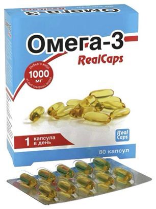 Омега-3 Реалкапс капсулы 1000мг (1,4г) 80 шт. Реалкапс Омега-3 Реалкапс капсулы 1000мг (1,4г) 80 шт. Реалкапс