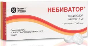 Небиватор 5мг 28 шт. таблетки Небиватор 5мг 28 шт. таблетки