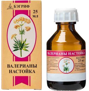 Валериана 25мл настойка Валериана 25мл настойка