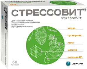 Стрессовит капсулы 60 шт. Стрессовит капсулы 60 шт.