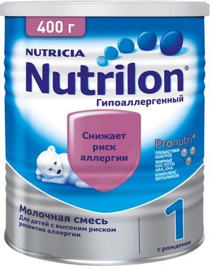 Нутриция Нутрилон Гипоаллергенный 1 смесь молочная 24х400г Нутриция Нутрилон Гипоаллергенный 1 смесь молочная 24х400г