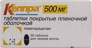 Кеппра 500мг 30 шт. таблетки покрытые пленочной оболочкой Кеппра 500мг 30 шт. таблетки покрытые пленочной оболочкой