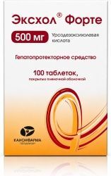 Эксхол Форте 500мг 100 шт. таблетки покрытые пленочной оболочкой Эксхол Форте 500мг 100 шт. таблетки покрытые пленочной оболочкой