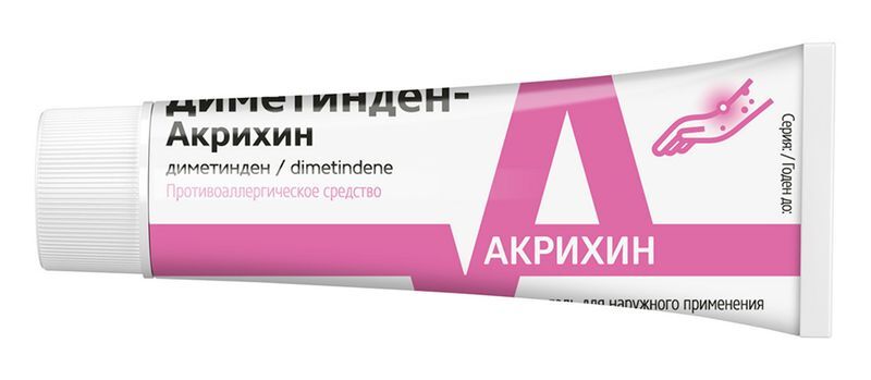 Диметинден-Акрихин 0,1% 50г гель для наружного применения, фото №2