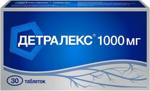 Детралекс 1000мг 30 шт. таблетки покрытые пленочной оболочкой Детралекс 1000мг 30 шт. таблетки покрытые пленочной оболочкой