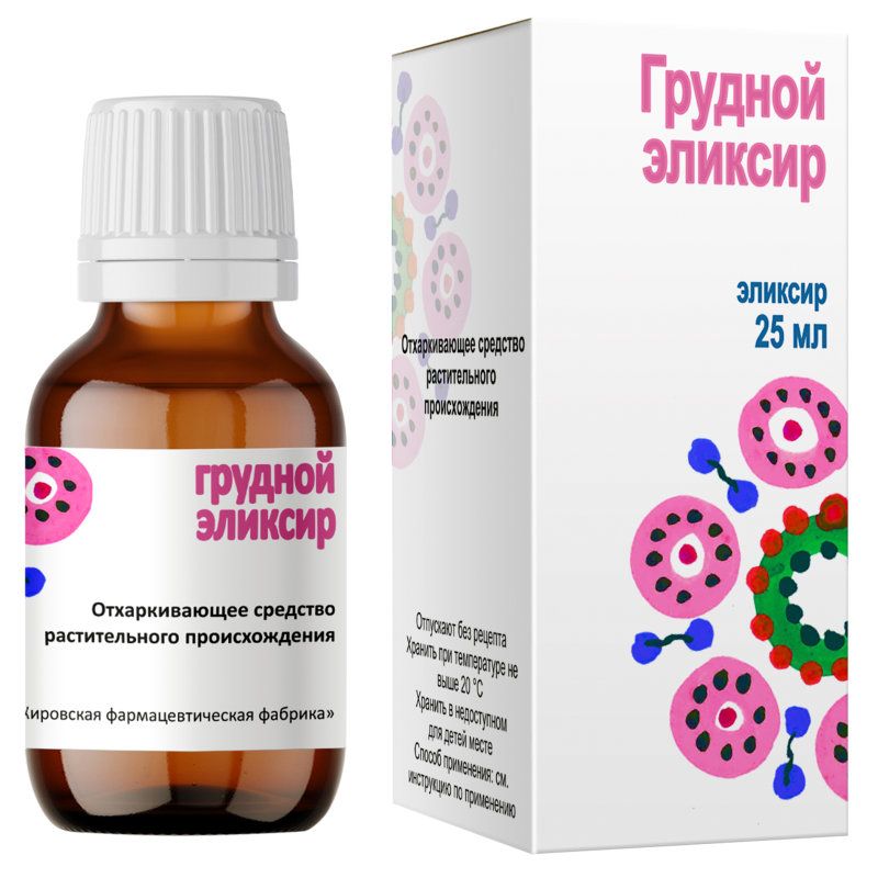 Грудной Эликсир 25мл Кировская Фармацевтическая Фабрика Купить По.