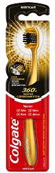 Колгейт 360 зубная щетка Золотая с Древесным углем Колгейт 360 зубная щетка Золотая с Древесным углем