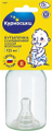 Курносики бутылочка цветная с силиконовой соской арт.11129 125мл