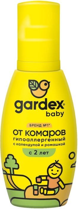 Гардекс бэби спрей для защиты детей от комаров с 2-х лет 100мл Гардекс бэби спрей для защиты детей от комаров с 2-х лет 100мл