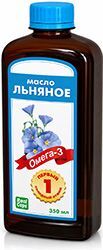 Масло льняное первый холодный отжим 350мл Масло льняное первый холодный отжим 350мл