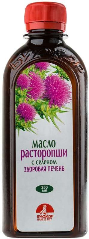 Расторопша Масло с селеном 250мл Биокор Расторопша Масло с селеном 250мл Биокор