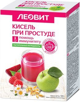 Леовит Биоинновации кисель диетический при Простуде 20г 5 шт.