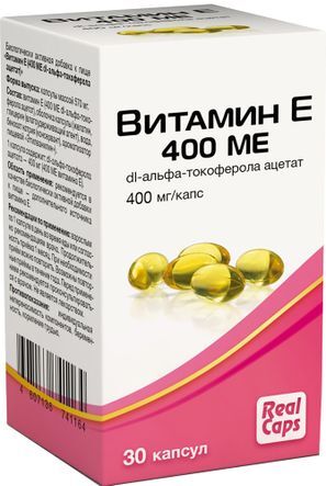 Витамин Е капсулы 400мг 30 шт. РеалКапс Витамин Е капсулы 400мг 30 шт. РеалКапс