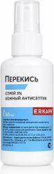 Эркафарм перекись водорода 3% средство дезинфицирующее спрей 50мл Эркафарм перекись водорода 3% средство дезинфицирующее спрей 50мл