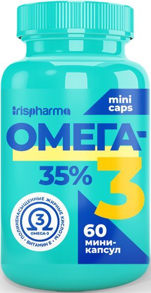 Ирисфарма Омега-3 35% Оптима капсулы мини 60 шт. Ирисфарма Омега-3 35% Оптима капсулы мини 60 шт.