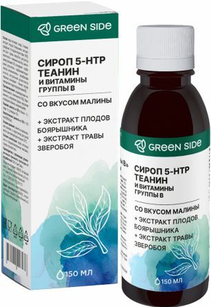 5-Htp Теанин И Витамины Группы В сироп со вкусом Малины 150мл 5-Htp Теанин И Витамины Группы В сироп со вкусом Малины 150мл