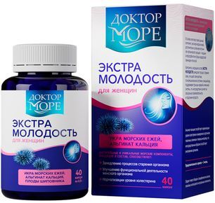 Доктор Море Экстра Молодость Для Женщин капсулы 0,5г 40 шт. Фармоушен Лаб