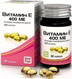 Витамин Е капсулы 400мг 30 шт. РеалКапс Витамин Е капсулы 400мг 30 шт. РеалКапс