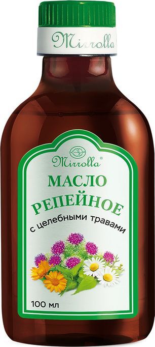 Мирролла масло репейное Целебные травы 100мл Мирролла Мирролла масло репейное Целебные травы 100мл Мирролла