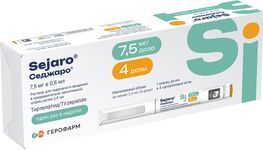 Седжаро 7,5мг/доза 2,4мл раствор для подкожного введения шприц-ручка (в комплекте с иглами 4 шт)