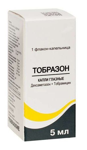 Тобразон 0,1%+0,3% 5мл капли глазные Тобразон 0,1%+0,3% 5мл капли глазные