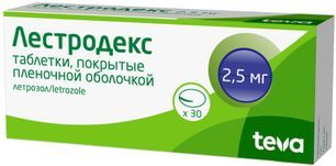 Лестродекс 2,5мг 30 шт. таблетки покрытые пленочной оболочкой Синдан Фарма Лестродекс 2,5мг 30 шт. таблетки покрытые пленочной оболочкой Синдан Фарма