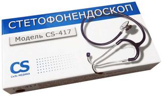 стетофонендоскоп cs medica cs 417 черный