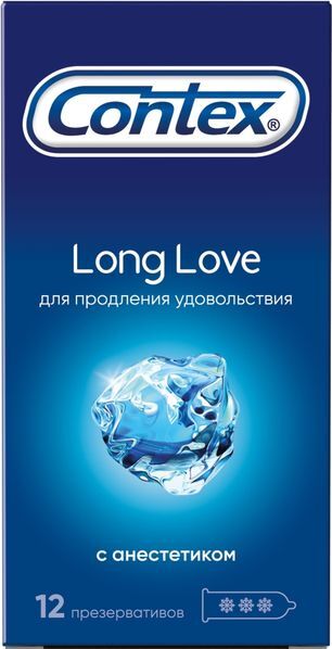 Контекс презервативы Лонг Лав 12 шт. Контекс презервативы Лонг Лав 12 шт.