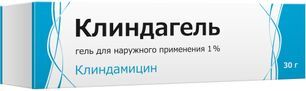 Клиндагель 1% 30г гель для наружного применения Клиндагель 1% 30г гель для наружного применения