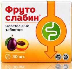 Фрутослабин таблетки жевательные 30 шт. Квадрат-С Фрутослабин таблетки жевательные 30 шт. Квадрат-С