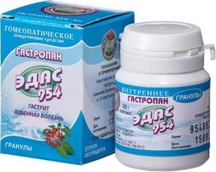 Гастропан эдас-954 20г гранулы гомеопатические Гастропан эдас-954 20г гранулы гомеопатические