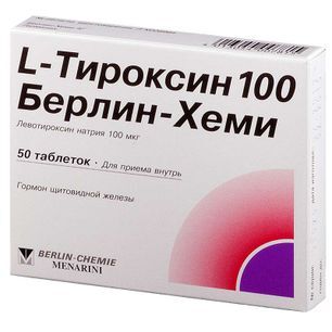L-Тироксин 100 Берлин-Хеми 50 шт. таблетки Берлин-Хеми