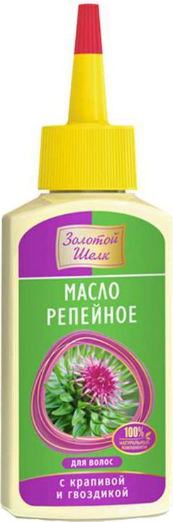 Золотой Шелк масло репейное для волос Крапива/Гвоздика арт.1836 90мл