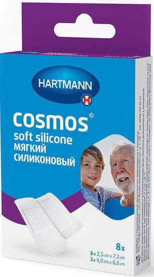 Хартманн Космос Софт Силикон пластырь c силиконовым гелевым покрытием 2-х размеров 8 шт. Хартманн Космос Софт Силикон пластырь c силиконовым гелевым покрытием 2-х размеров 8 шт.
