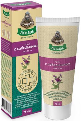 Лекарь с сабельником 75мл крем для тела Лекарь с сабельником 75мл крем для тела