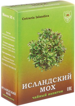 Исландский Мох чайный напиток 25г Фитосила