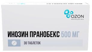 Инозин Пранобекс 500мг 30 шт. таблетки Озон Инозин Пранобекс 500мг 30 шт. таблетки Озон