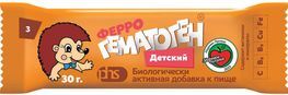 Феррогематоген пастилки жевательные детские 30г Фармстандарт-Лексредства Феррогематоген пастилки жевательные детские 30г Фармстандарт-Лексредства