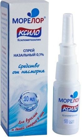 Морелор Ксило 0,1% 10мл спрей назальный Морелор Ксило 0,1% 10мл спрей назальный