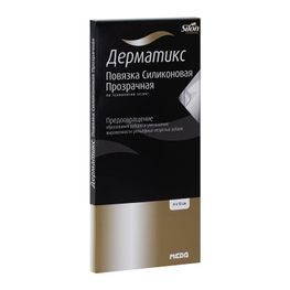Детримакс повязка силиконовая прозрачная многоразовая 4х13см Детримакс повязка силиконовая прозрачная многоразовая 4х13см