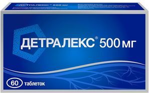 Детралекс 500мг 60 шт. таблетки покрытые пленочной оболочкой Детралекс 500мг 60 шт. таблетки покрытые пленочной оболочкой