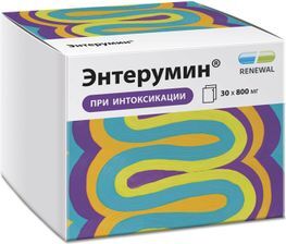 Энтерумин 800мг 30 шт. порошок для приготовления суспензии для приема внутрь Энтерумин 800мг 30 шт. порошок для приготовления суспензии для приема внутрь