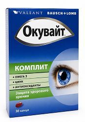 Окувайт Комплит капсулы 30 шт. Catalent Italy S.p.A. Окувайт Комплит капсулы 30 шт. Catalent Italy S.p.A.