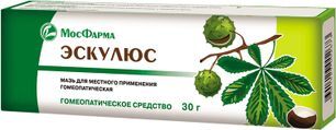 Эскулюс 30г мазь Мфф Эскулюс 30г мазь Мфф