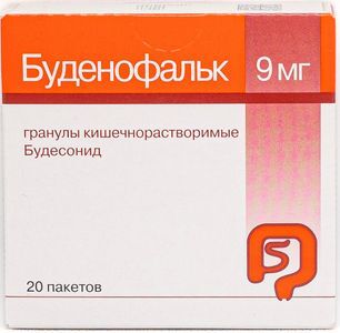 Буденофальк 9мг 20 шт. гранулы кишечнорастворимые Буденофальк 9мг 20 шт. гранулы кишечнорастворимые