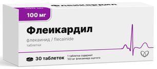 Флеикардил 100мг 30 шт. таблетки Флеикардил 100мг 30 шт. таблетки
