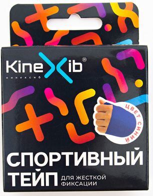 Кинексиб про кинезио-тейп бинт 3,8смх9,1м синий
