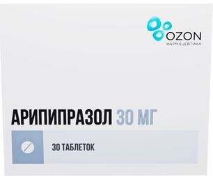 Арипипразол 30мг 30 шт. таблетки Арипипразол 30мг 30 шт. таблетки