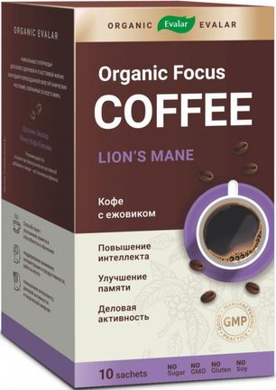 Органик фокус кофе с ежовиком 10 шт. саше Органик фокус кофе с ежовиком 10 шт. саше